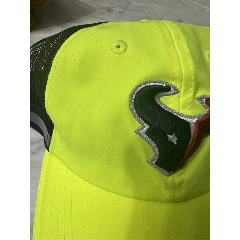 Buffalo Outdoors High Viz Houston Texans Work Hat, Brand New Never‎ Been Worn